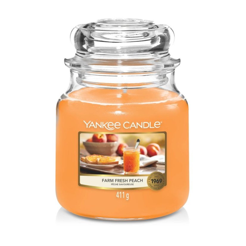 Świeca Yankee candle Classic średnia, Farm Fresh Peach