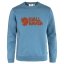 Pánská mikina Fjällräven Logo Sweater M - Farba: Modrá, Veľkosť: S