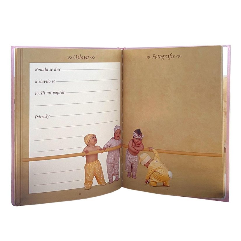 Kniha Anne Geddes Mých Prvních Pět Let, Pink Girl