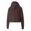 Puma Cyber Cropped Hoodie für Damen - Farbe: Braun, Größe: XS