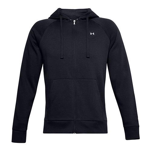 Men's Under Armour Rival Fleece FZ Hoodie - Color: Gray, Size: S