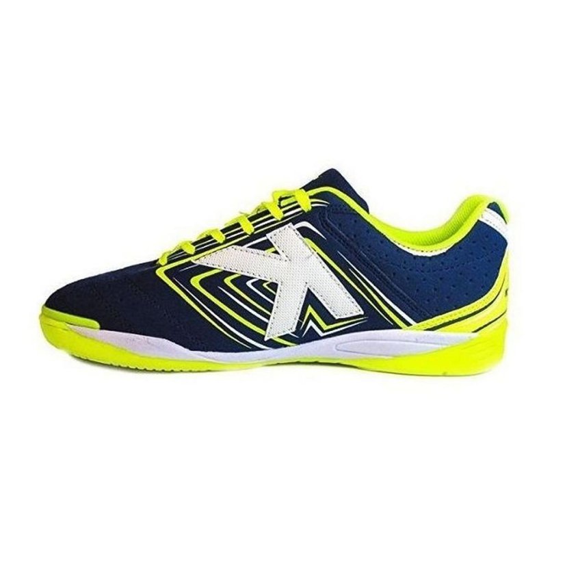 Hallenschuhe Kelme Goleiro Indoor - Farbe: Blau/Gelb, Größe: 38