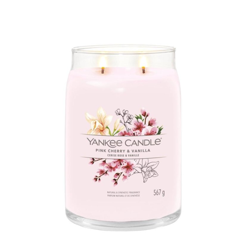 Yankee candle Signature Kerze groß, Pink Cherry & Vanilla