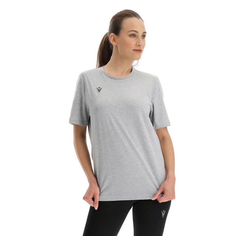 Macron Boost Hero T-shirt - Color: Gray, Size: S