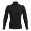 Pánské triko Under Armour ColdGear Rush Mock - Barva: Černá, Velikost: L