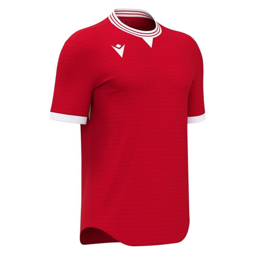 Macron Elves Jersey - Color: Red/white, Size: L