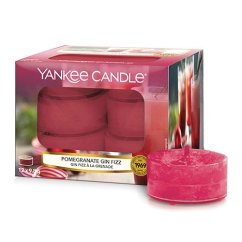 Svíčky čajové Yankee Candle 12 ks, Pomegranate Gin Fizz