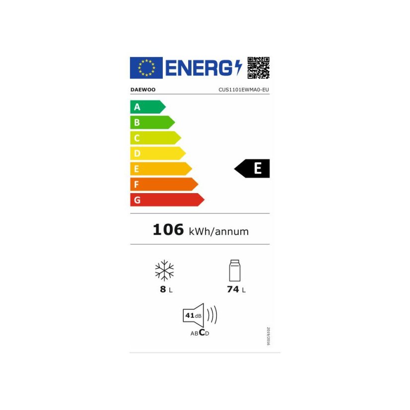 Lednice Daewoo CUS1101EWMA0-EU bílá