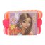 Set of three wide Top Model hair ties, neon pink shades