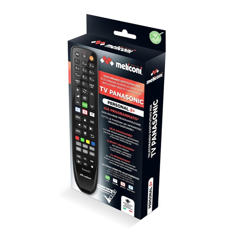 Távirányító  Panasonic TV-hez, Meliconi 806076.