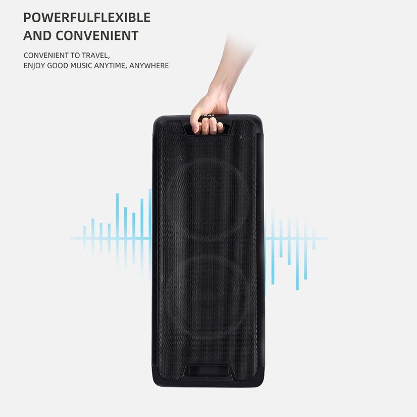 AKAI DJ-880 black speaker