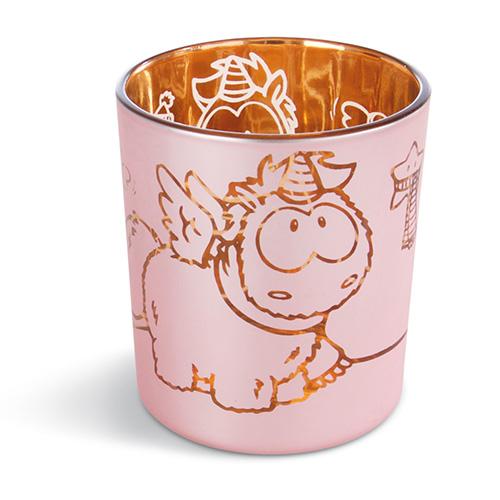 Nici glass candle holder