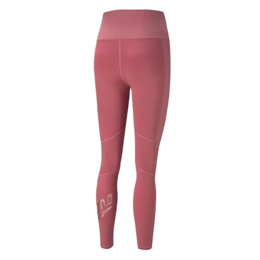 Női leggings Puma Moto High Waist Fitness Pants - Szín: Rózsaszín, Méret: XS