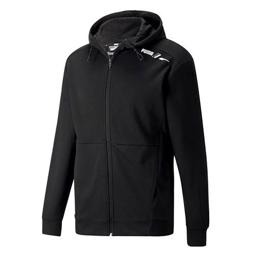 Pánská mikina s kapucí Puma RAD/CAL - Barva: Černá, Velikost: M