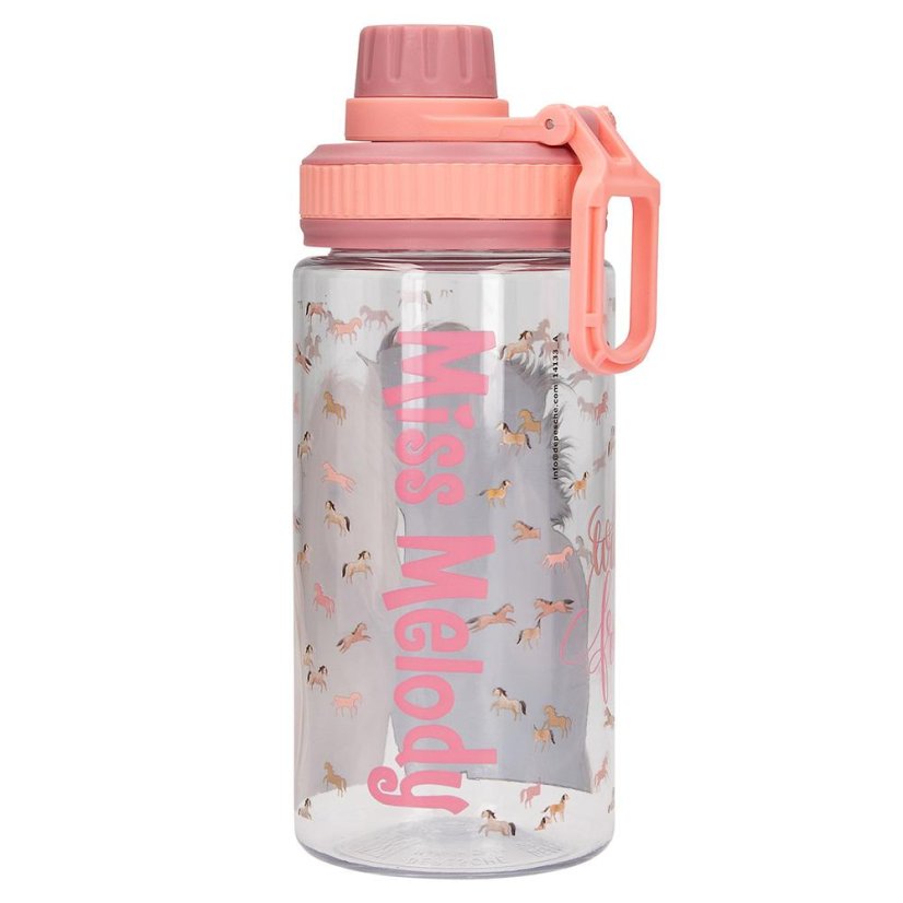 Miss Melody Water Bottle with Handle, Pair of Horses