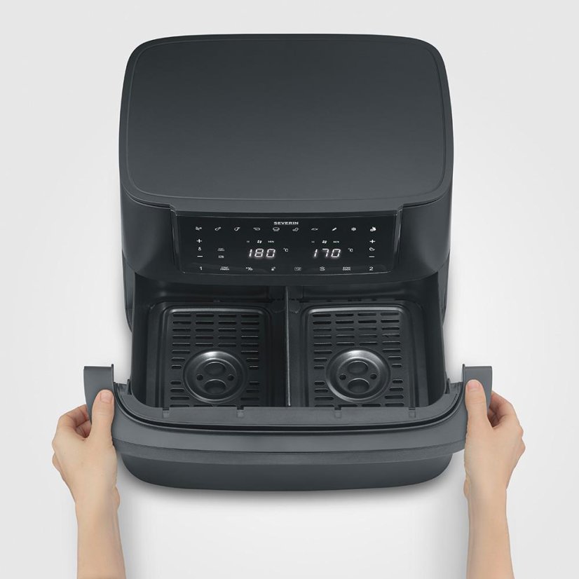 Severin FryLight Flex-Max-Dual FR 2490 black hot air fryer