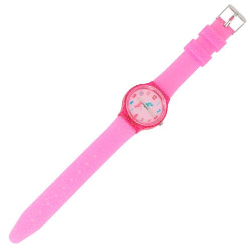 Kinderuhr Ylvi & Minimoomis, rosa Armband