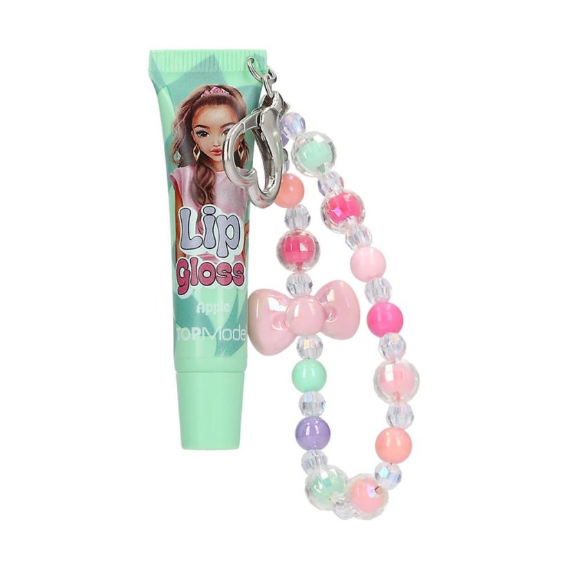 Top Model Glow to Go Lip Gloss with Bead Pendant, Apple Scent