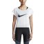 Dámské tričko Nike Free Cool Swoosh - Barva: Šedá, Velikost: M