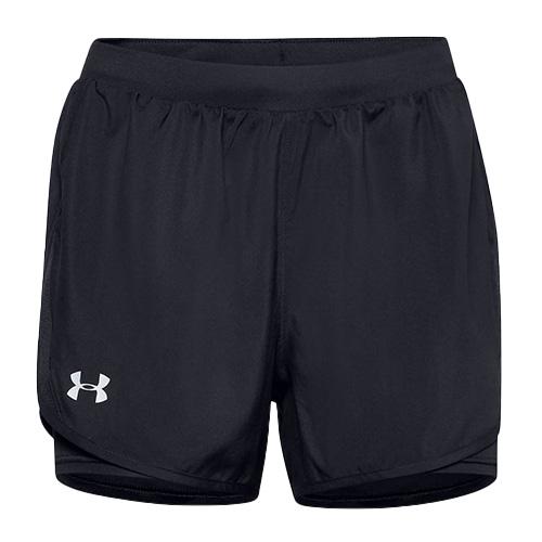 Under Armour Fly By 2.0 2N1 Short női rövidnadrág - Szín: Fekete, Méret: L