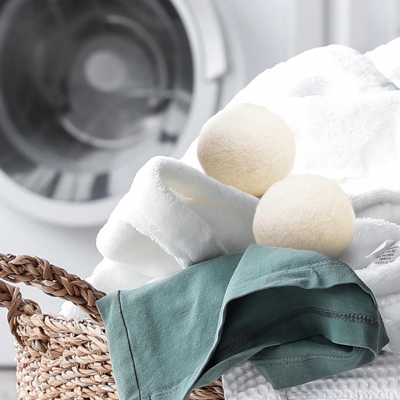 Wool balls for dryers, 3 pcs, antibacterial  Meliconi 621026