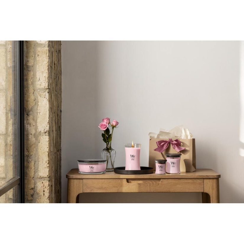 WoodWick-Kerze, klein, Rose Blush