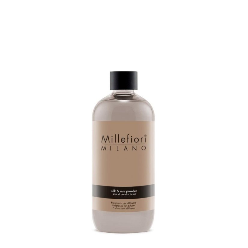 Millefiori Milano diffúzor töltelék, Silk & Rice Powder, 500 ml