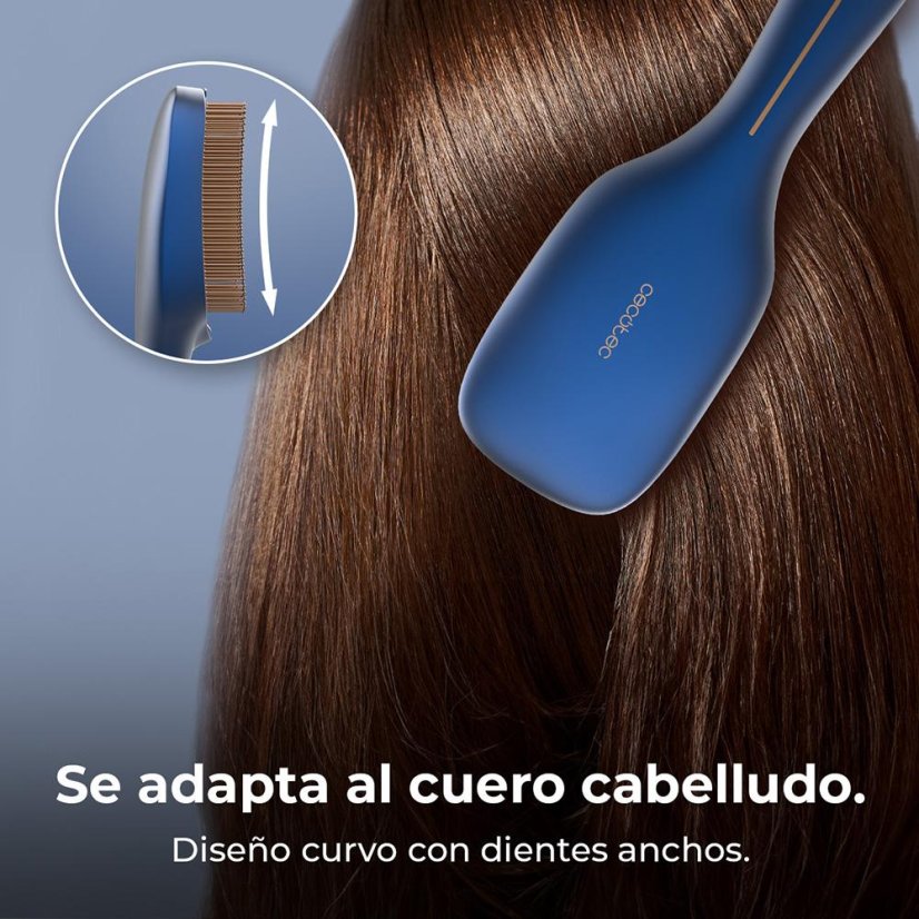 Cecotec HairCare Revitalize Blue 100151 electric hairbrush, blue