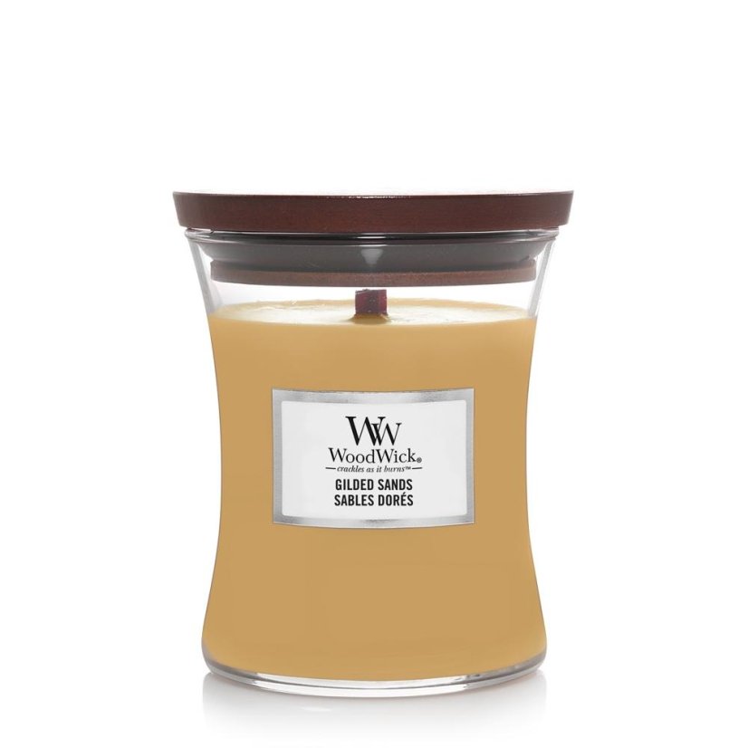 WoodWick-Kerze, mittelgroß, Gilded Sands