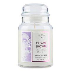 Svíčka Purple River velká, Creamy Shower