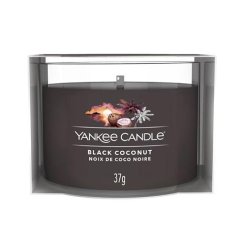 Votívna sviečka Yankee Candle v skle, Black Coconut