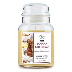 Svíčka Purple River velká, Banana Nut Bread