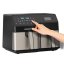 Black+Decker BXAF9000E black and silver hot air fryer