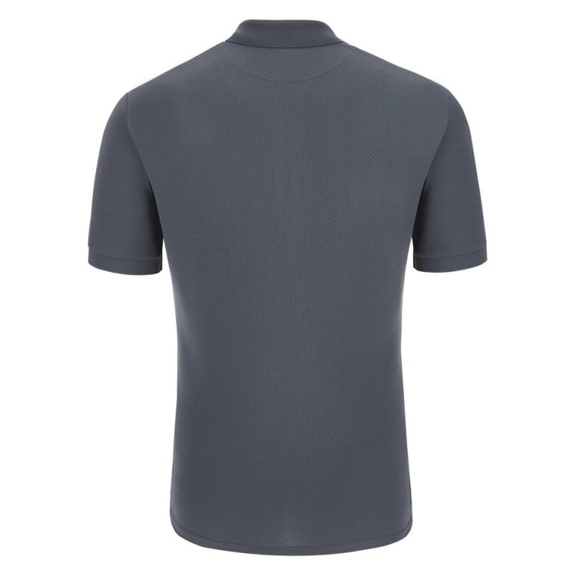 Macron Rap Polo Shirt - Color: Gray/light blue, Size: M