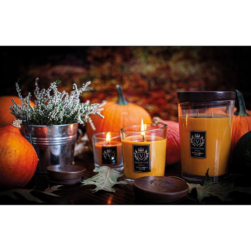 Kerze Vellutier klein, Spiced Pumpkin Soufflé