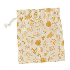 Pebbly NBA155 cream-yellow grocery bag