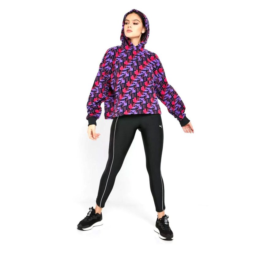 Damen-Fleece-Sweatshirt Puma XTG Fleece Hoody - Farbe: Violett, Größe: XL