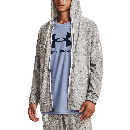 Under Armour RIVAL TERRY FZ HD Men's Sweatshirt - Color: Black, Size: M