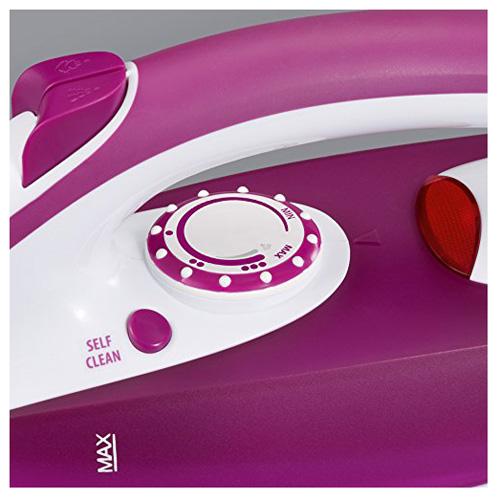 Severin BA 3243 steam iron, white and pink