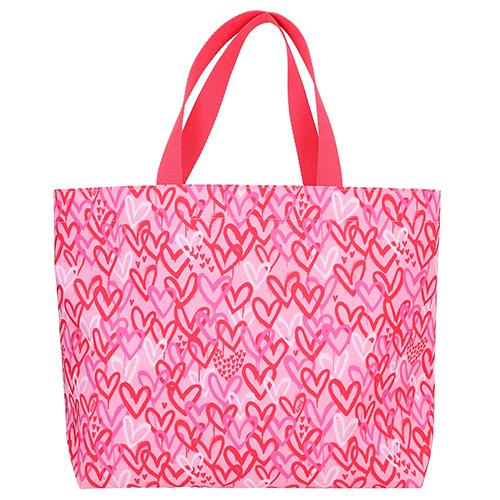 Top Model Love shopping bag with hearts