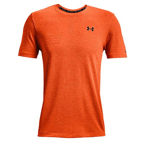 Herren-T-Shirt Under Armour Rush Seamless GeoSport - Farbe: Schwarz, Größe: L