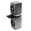 Universeller Zwischenraum zwischen Waschmaschine und Trockner mit ausziehbarem Regal Meliconi Torre Black 656136 schwarz