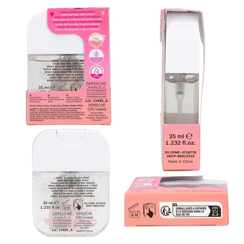 Sprej na ruce a nehty Top Model Beauty&Me