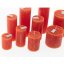 Rustikale Kerze DutZ Rustic Coral Red