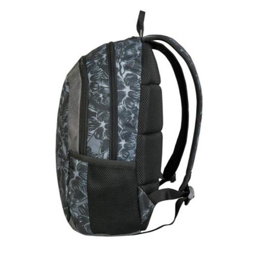 Target Icon Grey Flowers Student Backpack 26798