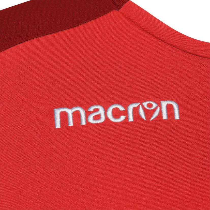 Športový dres Macron Sedna - Farba: Červená, Veľkosť: XXS