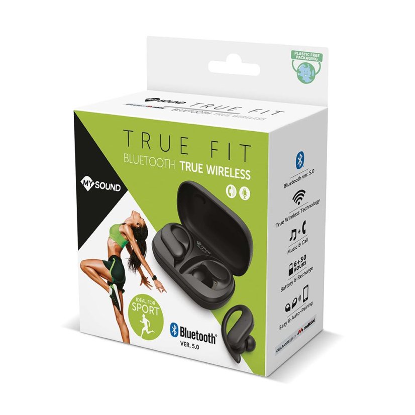 Meliconi True Fit 497349 wireless headphones, black