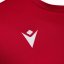 Macron Polis Kinder-Sporttrikot - Farbe: Rot/Weiß, Größe: XXS
