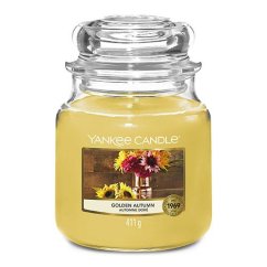 Yankee candle Classic stredná sviečka, Zlatá jeseň