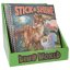 Creative coloring book with stickers Dino World Stick & Shine
